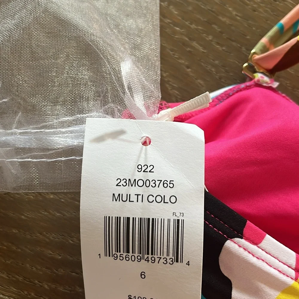 NWT Anne Cole Floral Sweetheart Ruched One Piece Swimsuit size 6